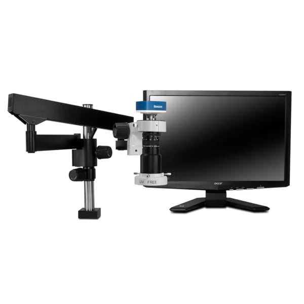 Macro Digital Inspection System With Quadrant LED On Articulating Arm
